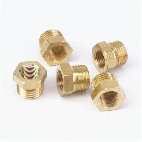 18 14 38 12 Npt Female To Male Bsp Brass Pipe Fitting Connector Adapter For Pressure