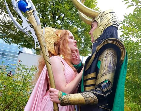 Loki With His Wife Sigyn By Bubbleteycosplay On Deviantart Loki And Sigyn Loki Marvel Cosplay