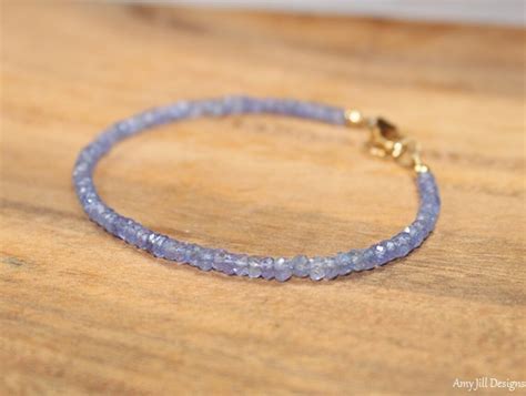 Tanzanite Bracelet Tanzanite Jewelry Gemstone Bracelet | Etsy