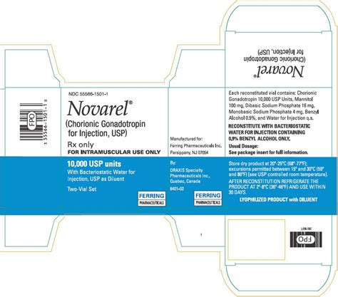 Novarel By Ferring Pharmaceuticals Inc