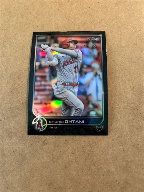 Shohei Ohtani Topps Chrome Ben Baller Los Angeles Angels Ebay