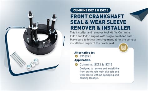 Amazon Oni Tools Cummins Front Crankshaft Oil Seal Wear Sleeve