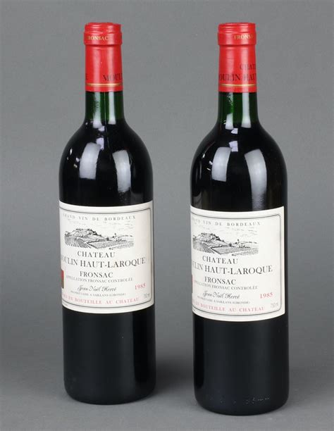 Two Bottles Of 1985 Chateau Moulin Haut Laroque 12th June 2024 Denhams