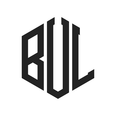 Dise O Del Logotipo Bul Letra Inicial Bul Monograma Logotipo Con Forma