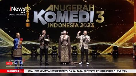 Ini Dia Daftar Pemenang Anugerah Komedi Indonesia 2023 Ada Ayu Ting