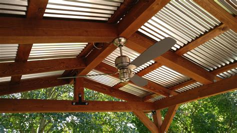 How To Build A Patio Cover With A Corrugated Metal Roof Storables