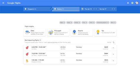 Google Flights Singapore Lets You Search, Compare, And Track Flights