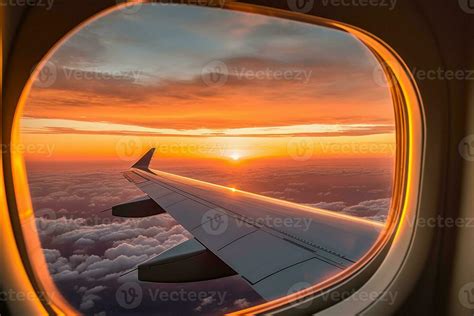 Airplane Sunset Stock Photos, Images and Backgrounds for Free Download