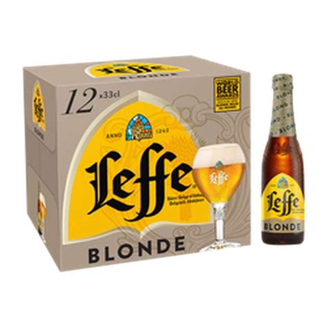 Bière blonde Leffe 6 6 pack 12 x 33 cl Bam courses Courses en