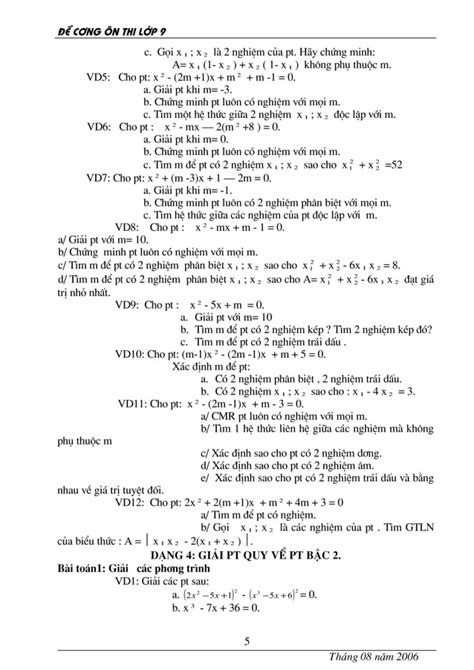 123doc De Cuong On Tap Toan 9 PDF