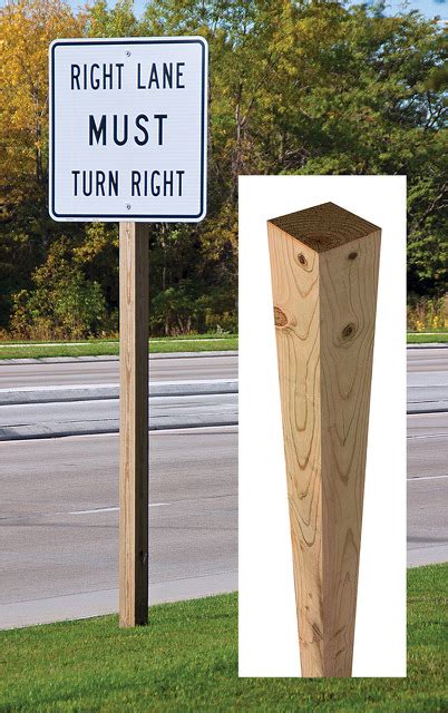 Wood Posts 100468 Tapco Traffic And Parking Control Co Inc