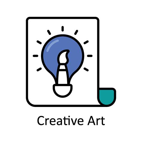 Creative Art Filled outline Icon Design illustration. Art and Crafts ...