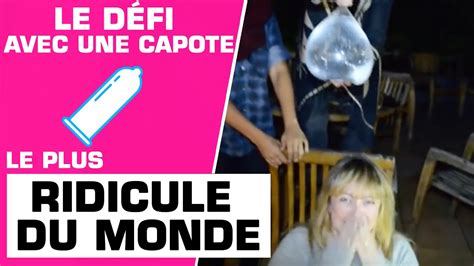 Le défi avec une capote le plus RIDICULE DU MONDE Marion et Anne So