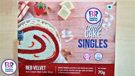 Baskin Robbins Cool Cake Singles Red Velvet Ice Cream Slice Cake😋 Ingredients Taste Price