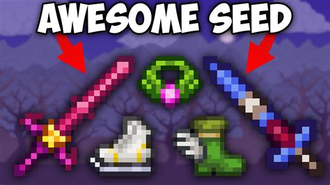 Terraria 1 4 4 9 Awesome Seed Small World Enchanted Sword Starfury