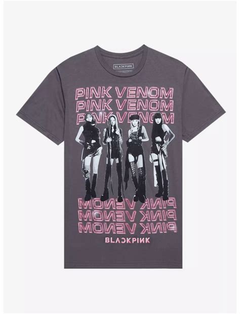 BLACKPINK Pink Venom Group Portrait T-Shirt | Hot Topic | Custom shirts ...
