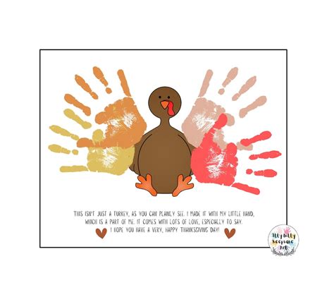 Thanksgiving Turkey Handprint Template / Fall / Happy Thanksgiving ...