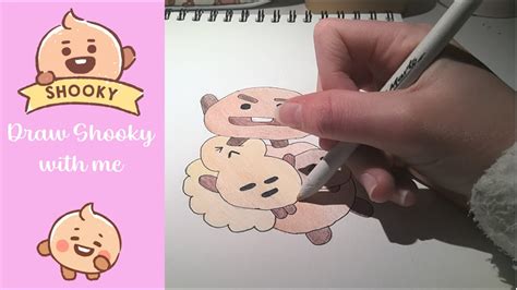 Draw with me Shooky BT21 - YouTube