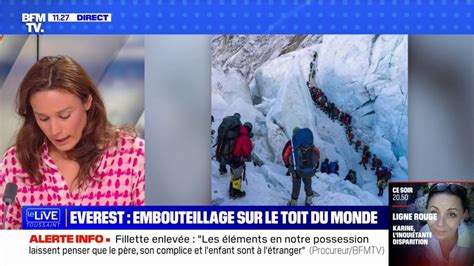 Les alpinistes sont confrontés à un embouteillage monstre pour