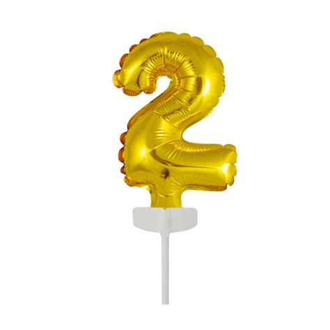 Neu Folienballon Cake Topper Zahlen Gold Ca Cm Verschiedene