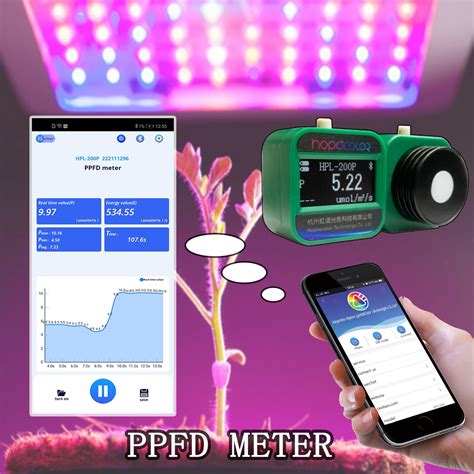 Par Ppfd Meter Hopoocolor Hpl P Handheld Spectrometer For Optical