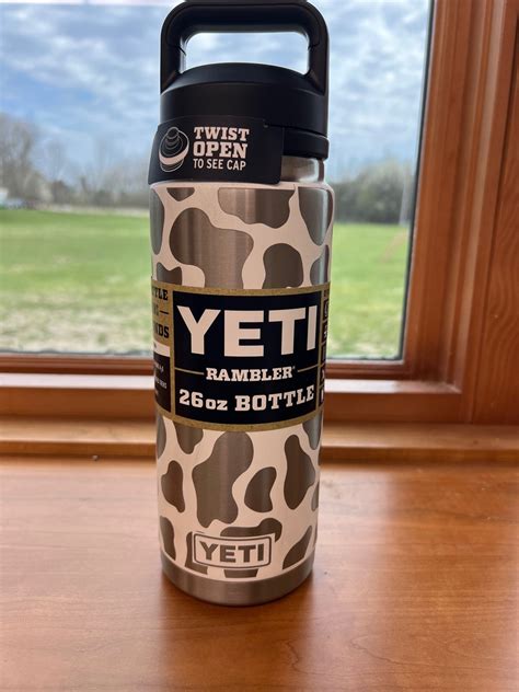 26 Oz Yeti Cow Print Custom Engraved Rambler Bottle Etsy