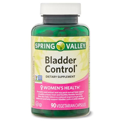 Spring Valley Bladder Control Dietary Supplement 90 Vegetarian Capsules