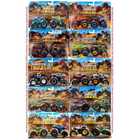 Jual Monster Trucks Hot Wheels Demolition Doubles Kemasan In Pack Monster Truck Hotwheels
