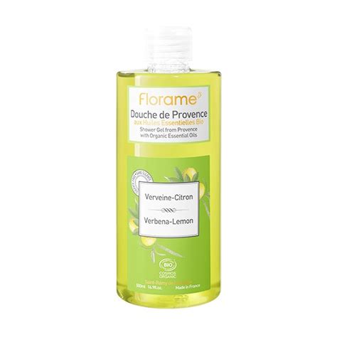 Florame Corps Gel Douche Verveine Citron Bio 500ml Pas Cher