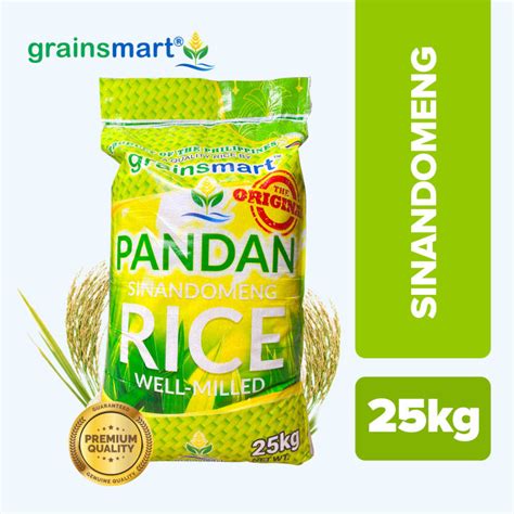 Grainsmart Rice Pandan Special Sinandomeng Rice 25KG Lazada PH