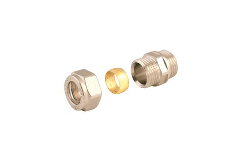 Фитинг подключения L и T-образной медной трубки SANEXT D15-R 1/2" 4938 ...
