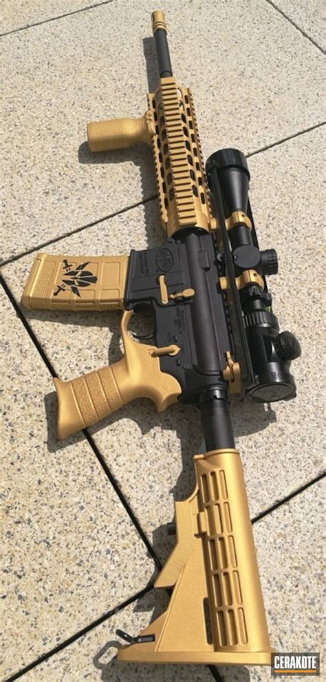 Mossberg Rifle In H 122 Gold By Web User Cerakote