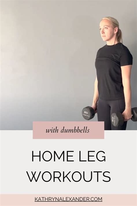 Home Leg Workouts With Dumbbells - Alexander Training - personal ...