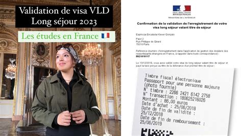 Comment Faire La Validation De Visa Vls Visa Long S Jour