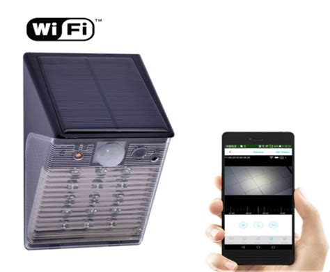 WiFi Solar Battery PIR Light Camera China Video Recorder And Network