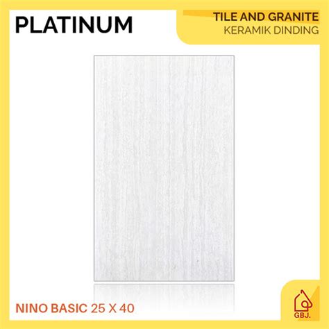 Jual Keramik Platinum X Nino Basic Keramik Dinding Glossy