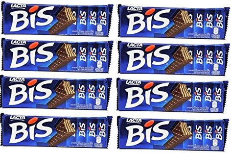 Buy BIS Lacta Chocolate Ao Leite Caixa C 20 Unidades 126g 8 Pack