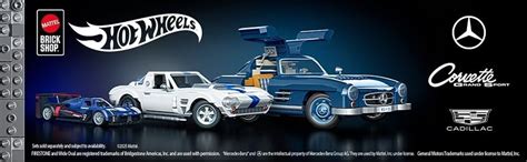 Amazon Mattel Brick Shop Hot Wheels Premium Series Building Set