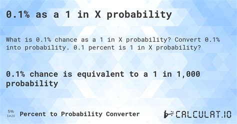 probability calculatio