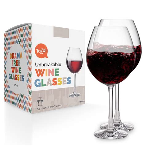 By Bravario 4 16 Oz Unbreakable Stemless Wine Glasses Set Of 4