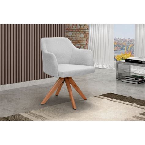 Poltrona Decorativa Giratória Eros Nude Leroy Merlin