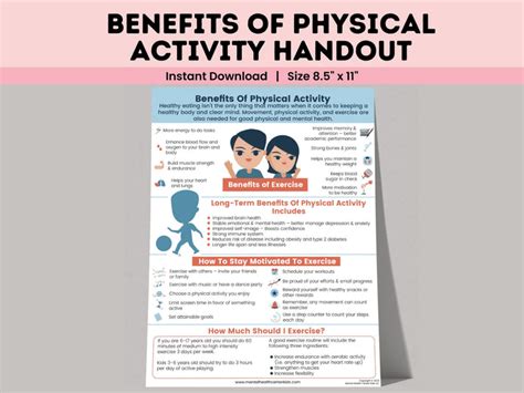 Benefits of Physical Activity – Mental Health Center Kids