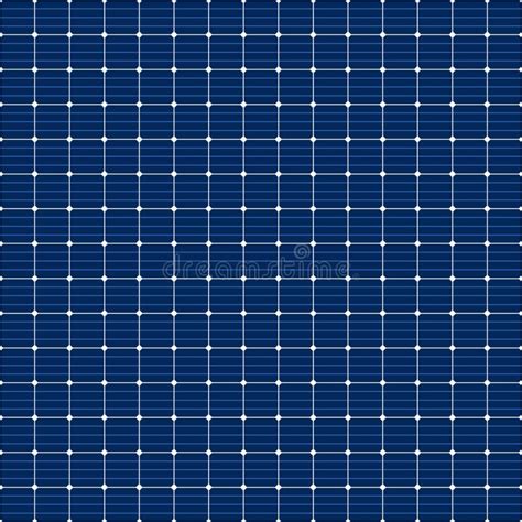 Solar Panel Grid Seamless Pattern Sun Electric Battery Texture Solar