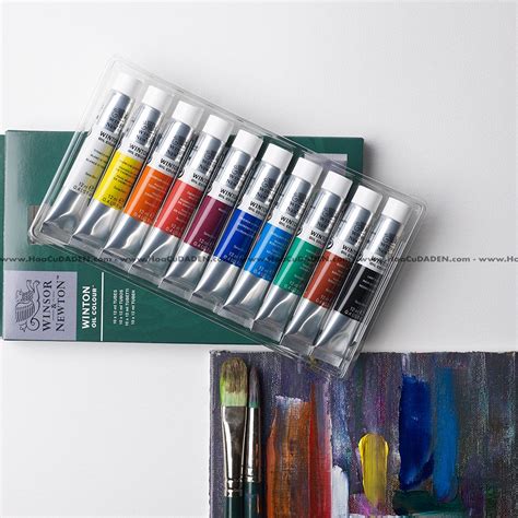 DA ĐEN Màu Winton Oil Colour 10 x 12ml Winsor Newton Sơn Dầu