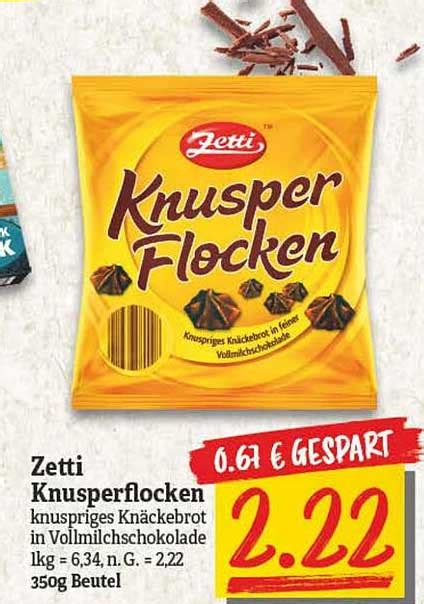 Zetti Knusperflocken Angebot Bei Np Discount