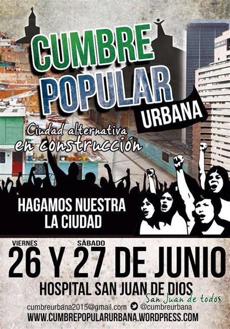 Uni N Patri Tica On Twitter Presentes En La Cumbrepopularurbana Por