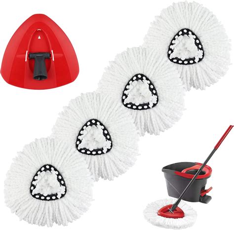 Spin Mop Refill Ersatz Kopf Und Basis Kompatibel Mit Ocedar Und Vileda