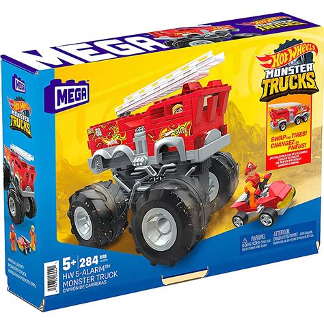 Mega Construx Hot Wheels Alarm Monster Truck Teile Klemmbausteine Fahrzeuge