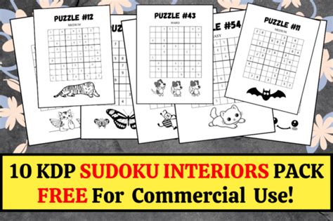 Kdp Sudoku Interiors Pack Solutions Graphic By Coco Sway