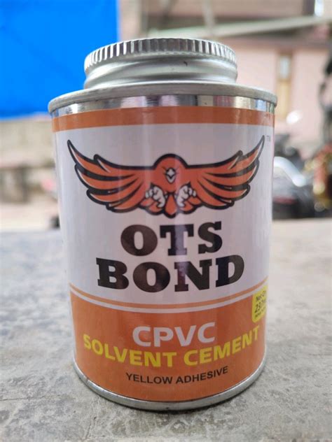 Ots Bond Cpvc Solvent Cement 237 Ml Tin Can At Rs 430 Piece In